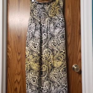 Torrid Yellow & White Ombre Maxi Dress